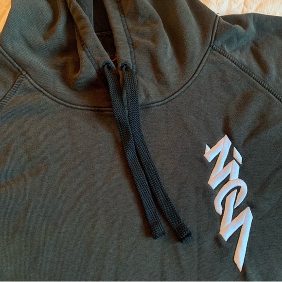 Nike Men's Olive Short Sleeve Hoodie zion xxl - Picture 4 of 5